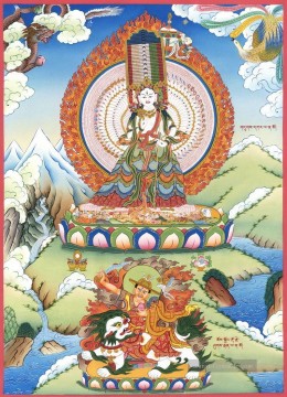 Dukkar und Dorje Shugden Buddhismus Ölgemälde